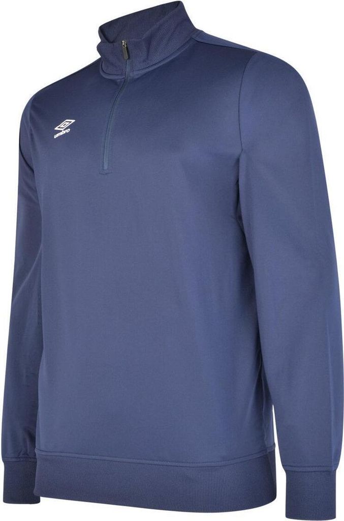 Umbro - "Club Essential" Sweatshirt mit halbem Reißverschluss für Kinder UO105 (122) (Dunkel-Marineblau)
