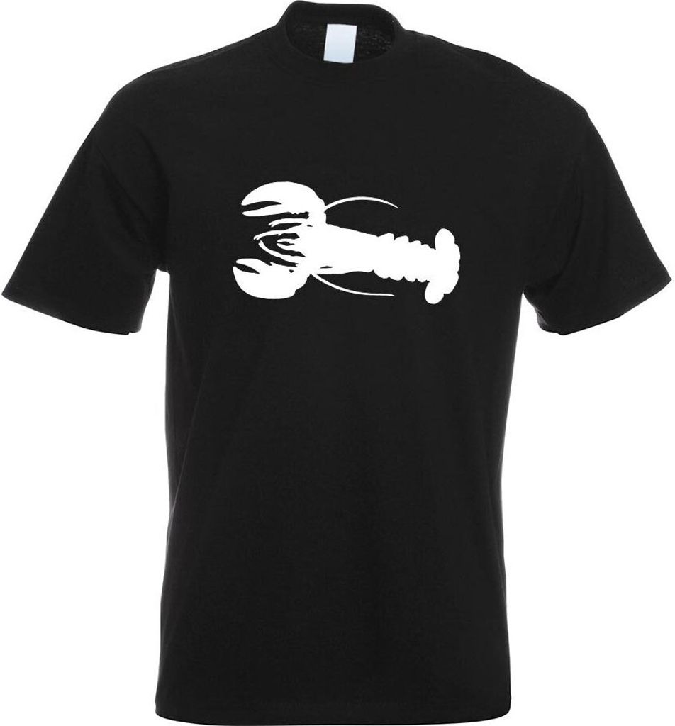 Kiwistar - T-Shirt - schwarz - Hummer - Lobster - Krebs - Cancer Motiv Bedruckt Funshirt Design Print - mit Motiv Bedruckt - Funshirt Design - Spor...
