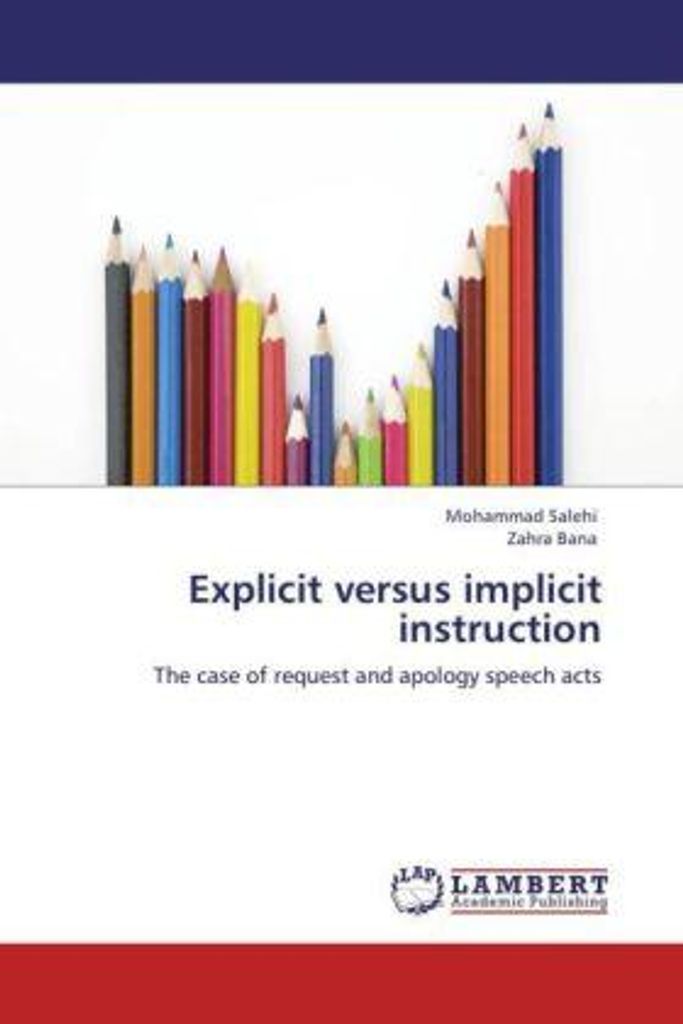 Salehi, M: Explicit versus implicit instruction