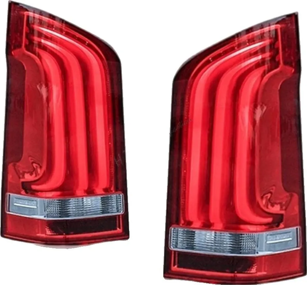 Paire d'Optiques Arrière LED Rouges Universels pour Rénovation de Voiture