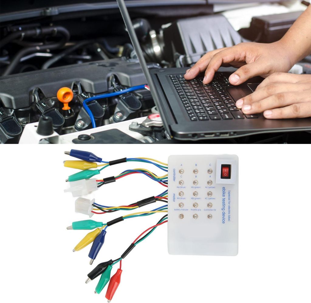 Bürstenloser Motor-Controller-Tester, Elektroauto, Roller, 24 V, 36 V, 48 V, 60 V, 72 V für Fahrräder
