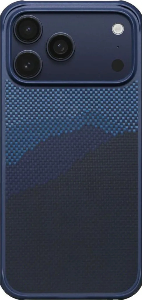 Coque iPhone 17 Pro Pitaka ProGuard – Fibre d'Aramide Bleue MagSafe - 2