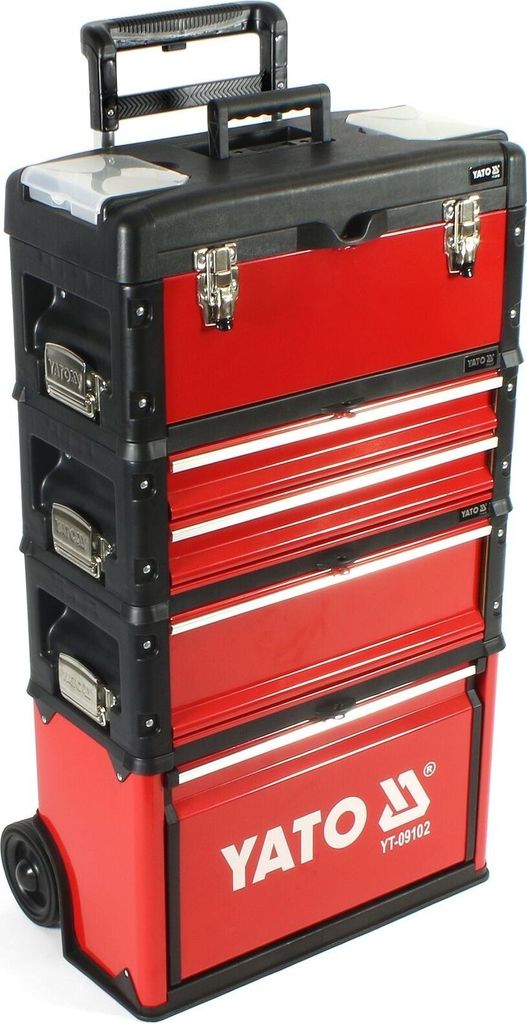 Werkzeug-Trolley mit 4 Modulen YT-09102 + YT-09107