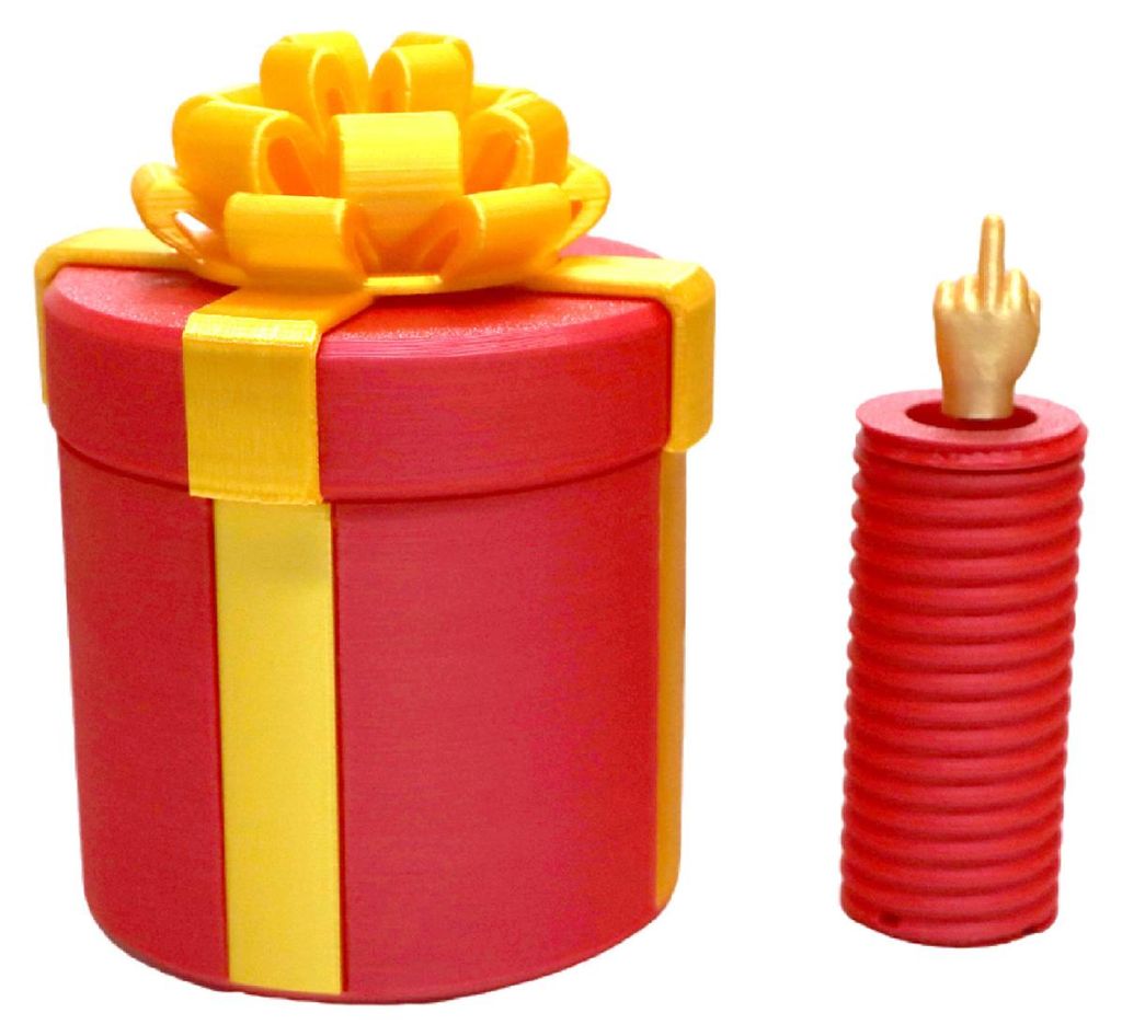 Nervige Geschenkbox mit verschachtelten Schrauben, 3D-gedruckt, wiederverwendbar, Scherzartikel, Geschenkbox für Bargeld, Weihnachten, Geburtstage...