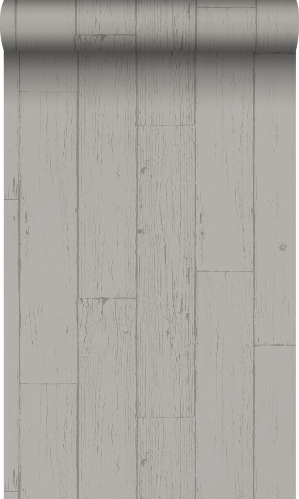 Origin Wallcoverings Tapete Holz-optik Taupe 53 cm x 10.05 m