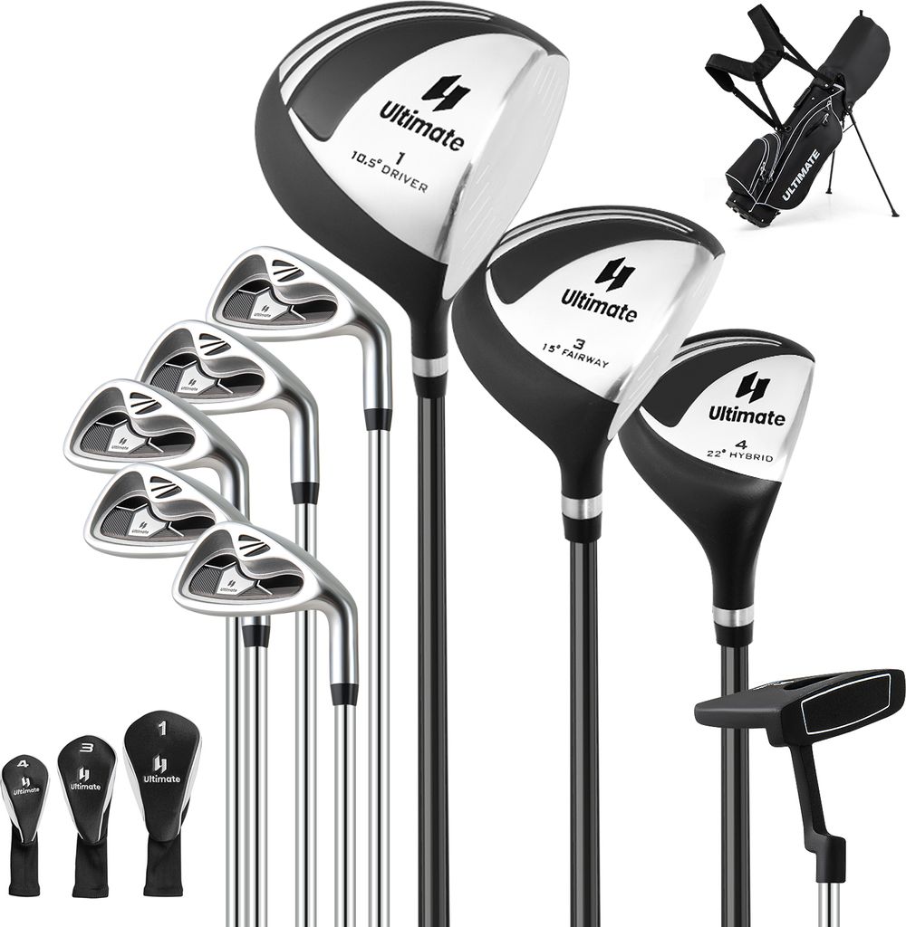 COSTWAY komplettes Herren Golfschläger Set, 9/11 teilige Produktbild 