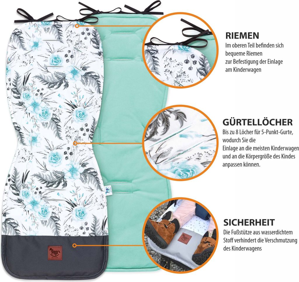 Pepi Sitzauflage für Buggy Kinderwagen mit Kaufland.de