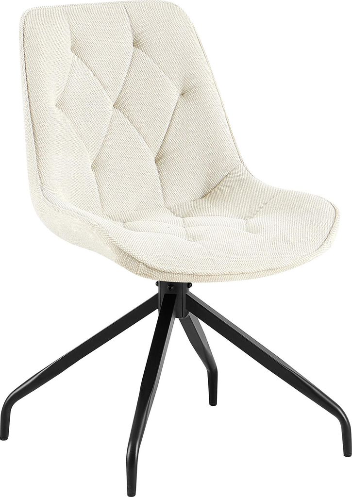 Polsterstuhl 360° drehbar – Beige