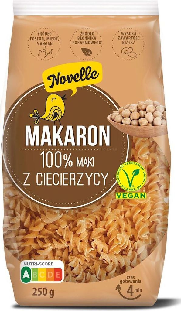 PROTEIN-PASTA (KICHERERBSEN) 250 g - NOVELLE