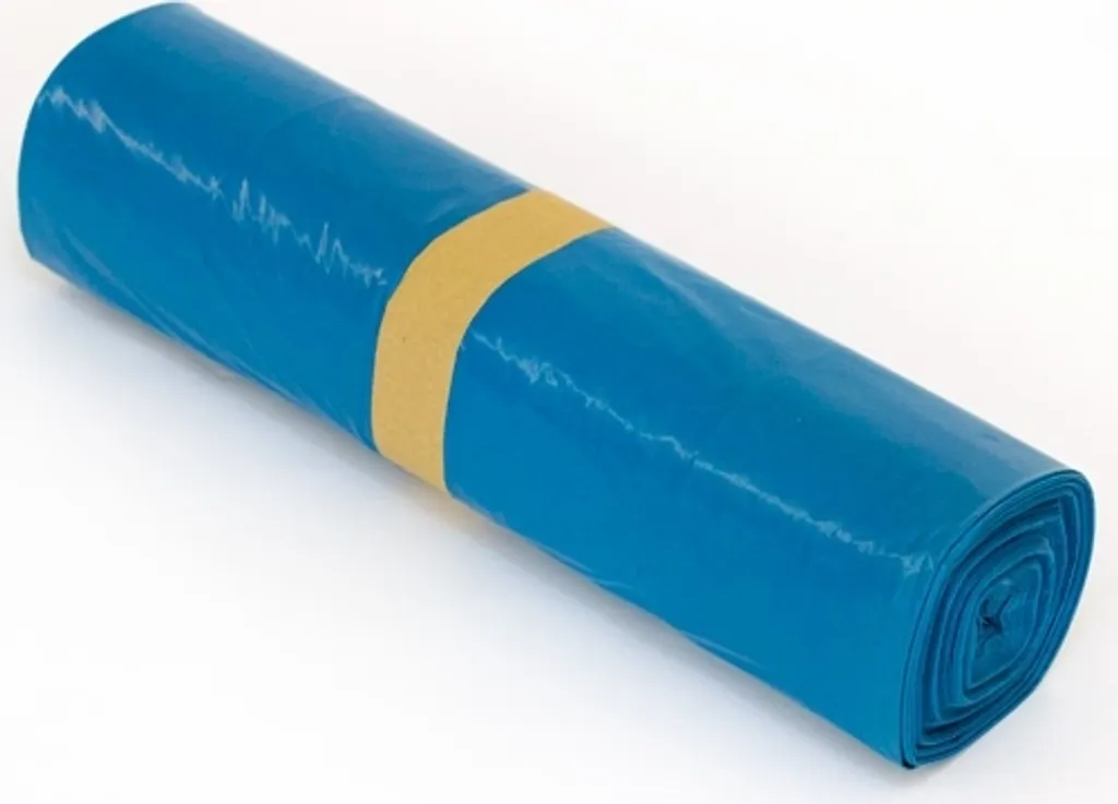 Grand sac poubelle 240 litres bleu en PEBD épais - Étanchéité maximale