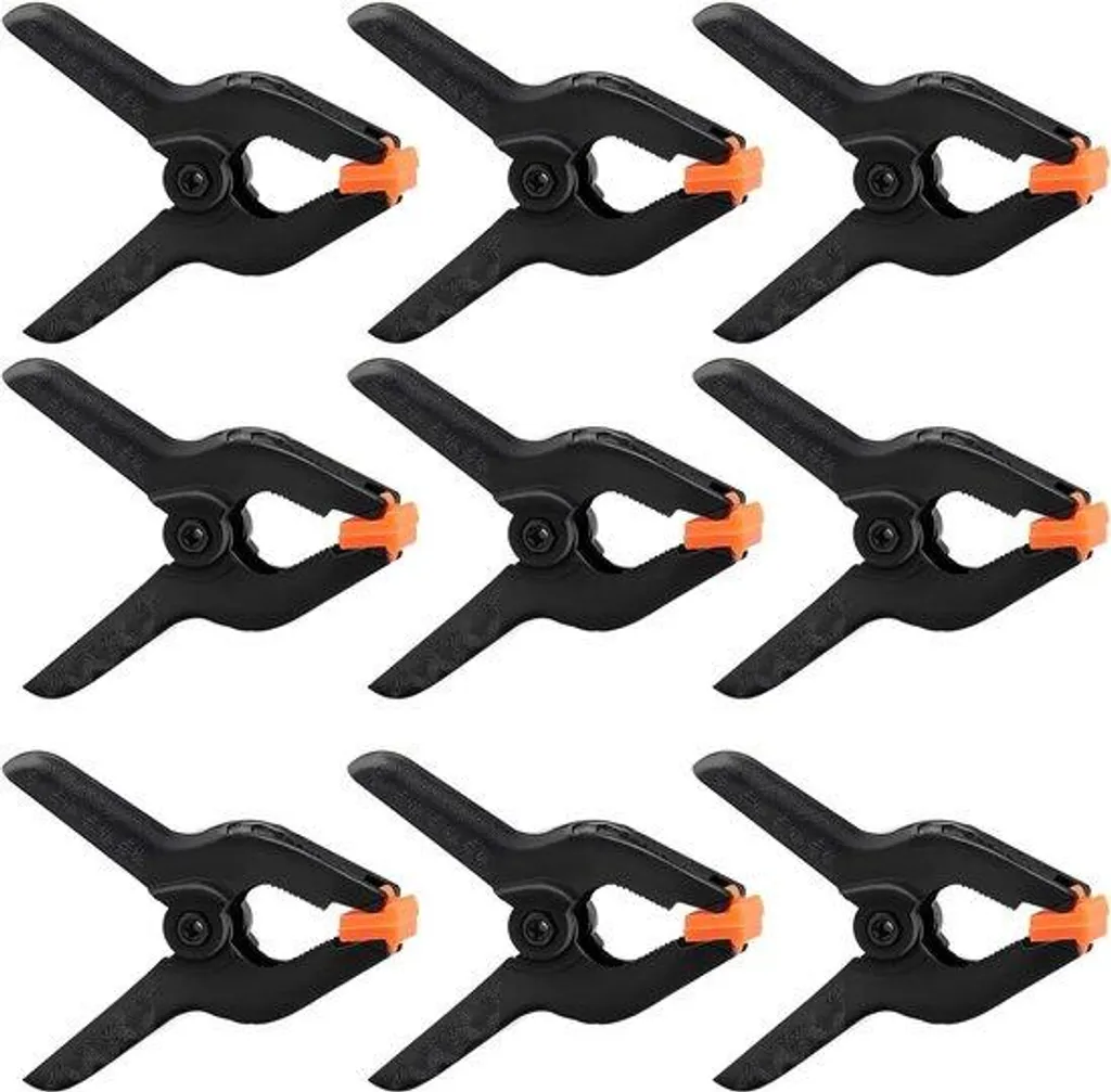 Pinces de serrage en nylon ultra-résistantes lot de 9 pour atelier DIY