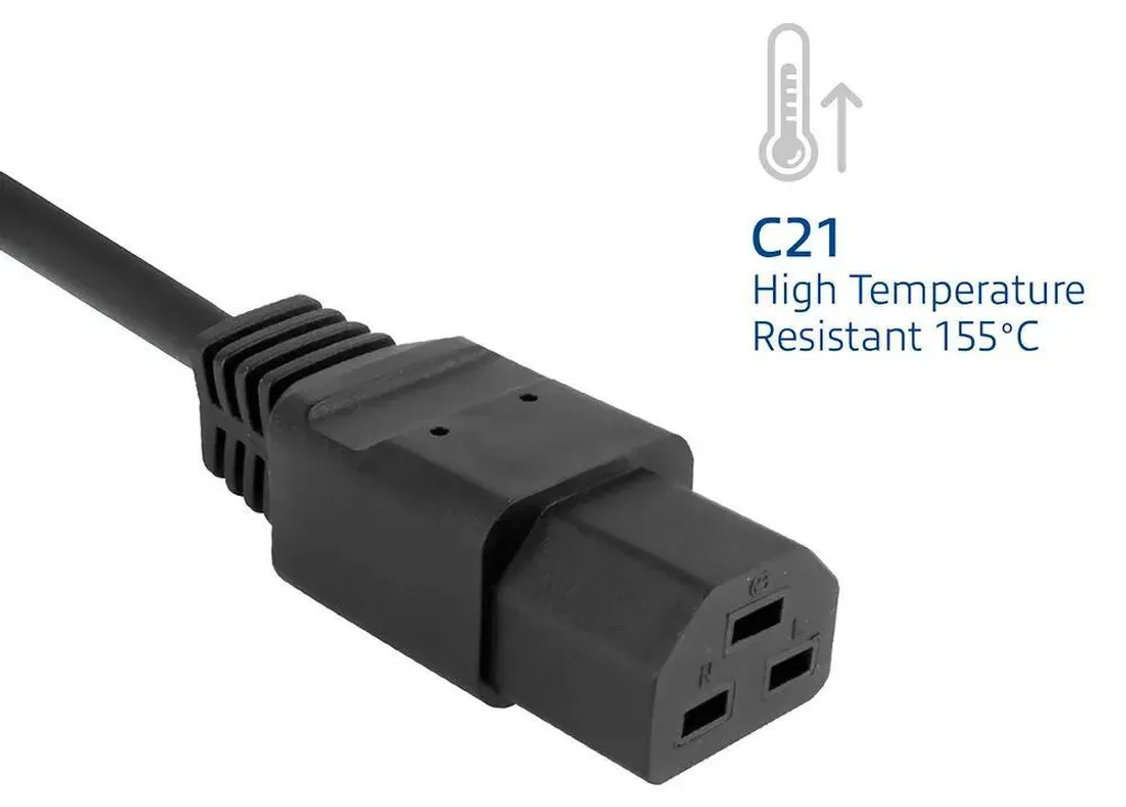 ACT AK5373 Câble Répartiteur C14 vers C21 de 2,5m - Hub d'Alimentation
