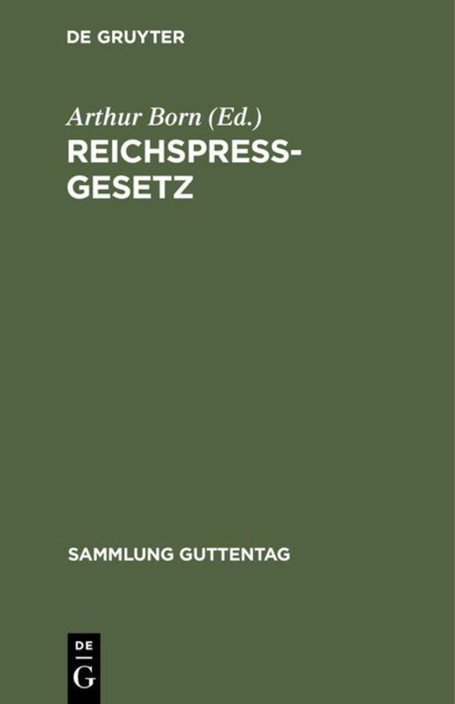 Reichspreßgesetz