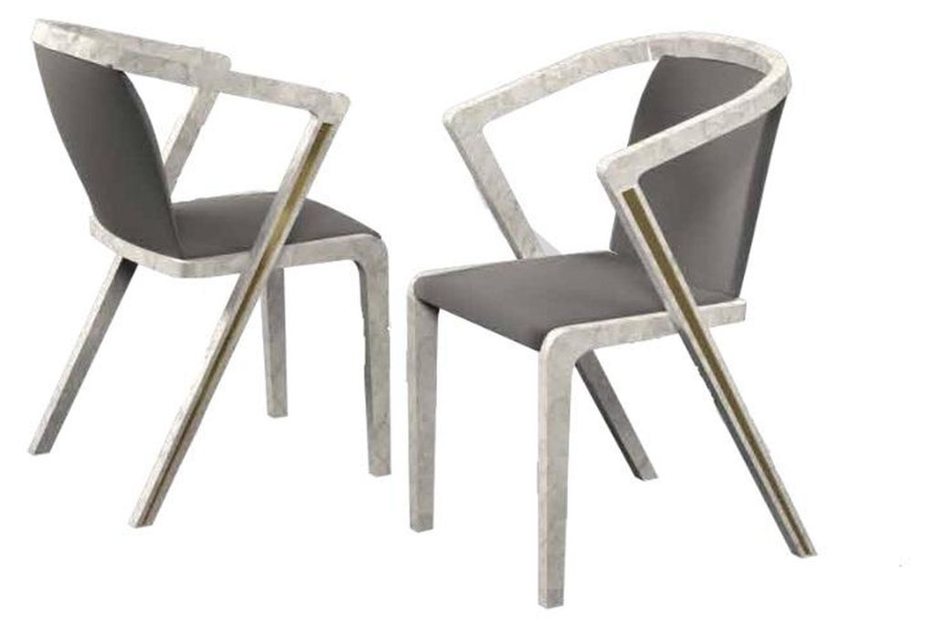 Luxus Stuhl Modernen Design Esszimmer Lehnstuhl Stühle Polster Möbel