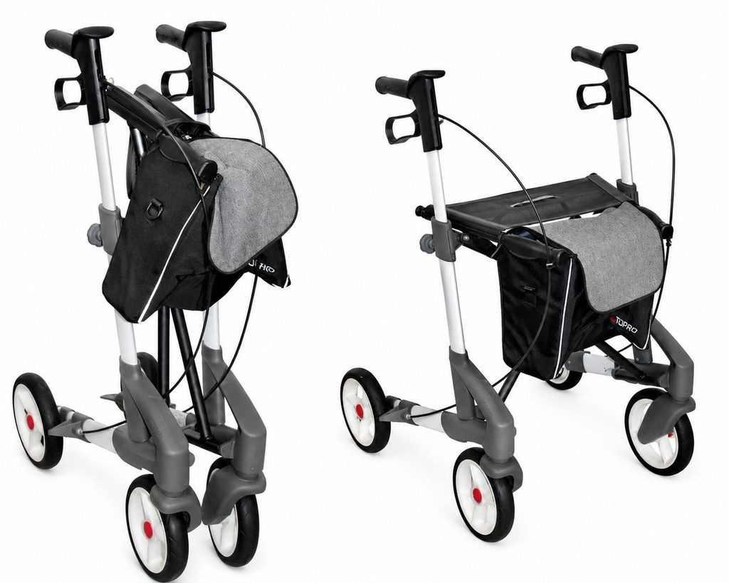 Rollator TOPRO Troja 5G, M>>>>Farbe: silber Produktbild 