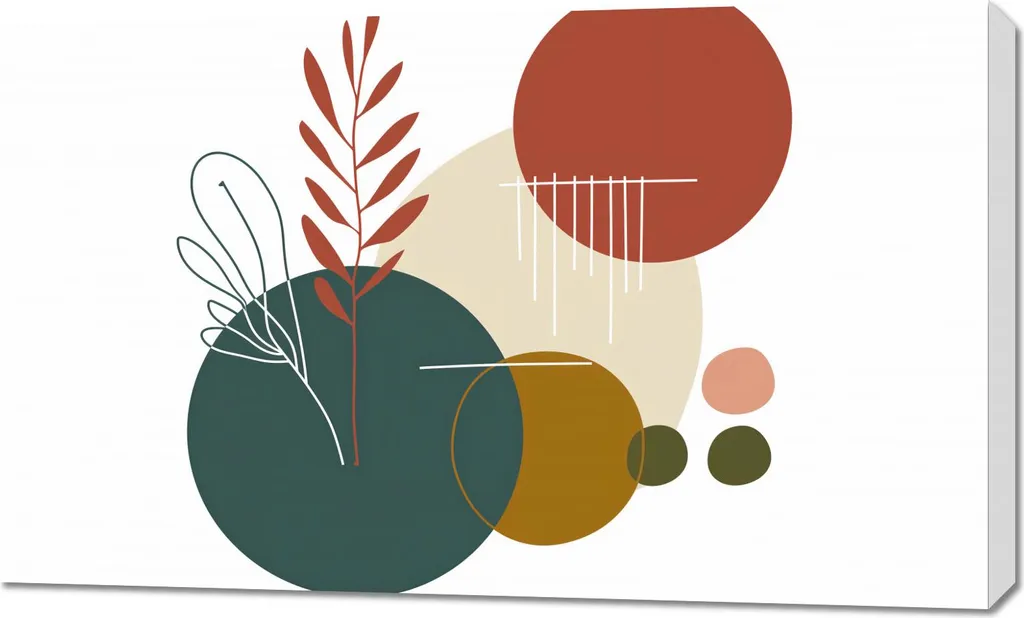 Tableau sur Toile Rythme des murmures 100x60 cm pour Salon et Bureau