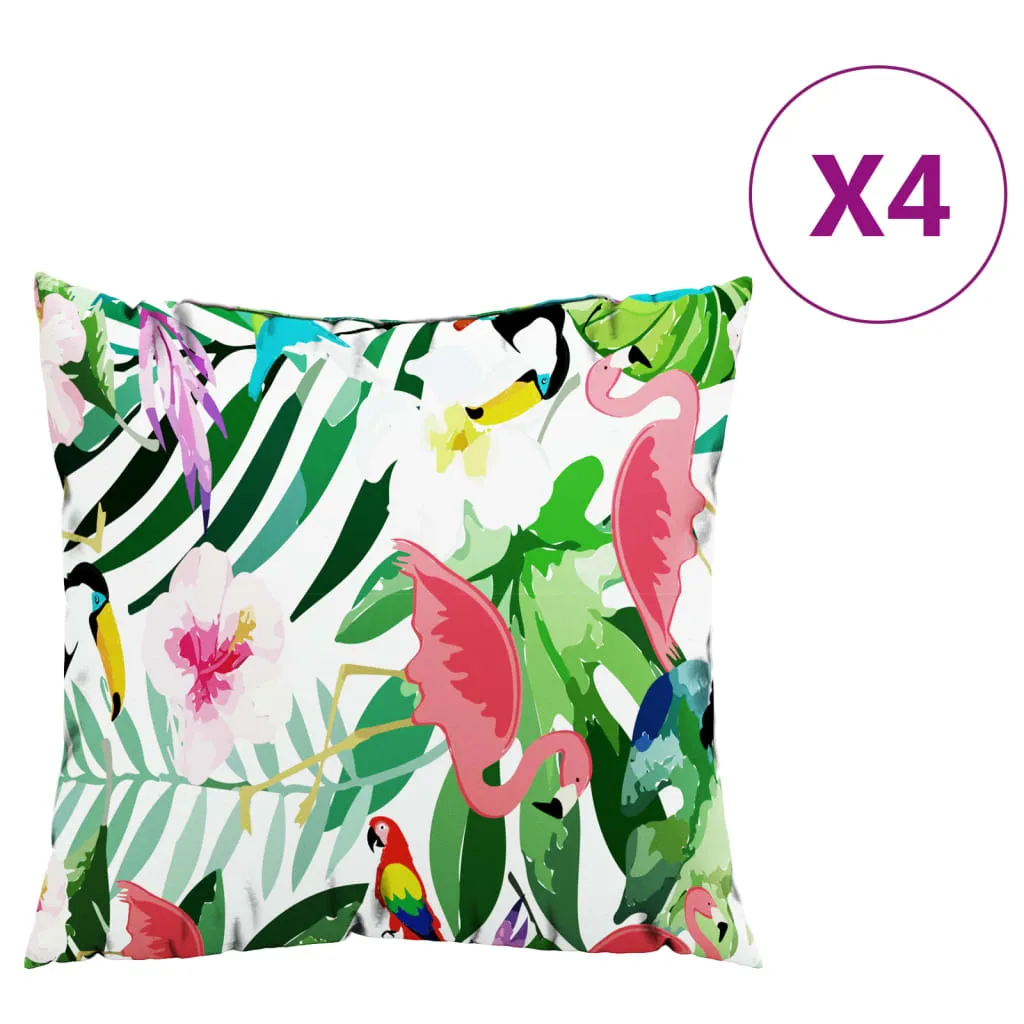 Set 4 Cuscini 60x60 Multicolore Living Store - Tessuto Alta Qualità - 2