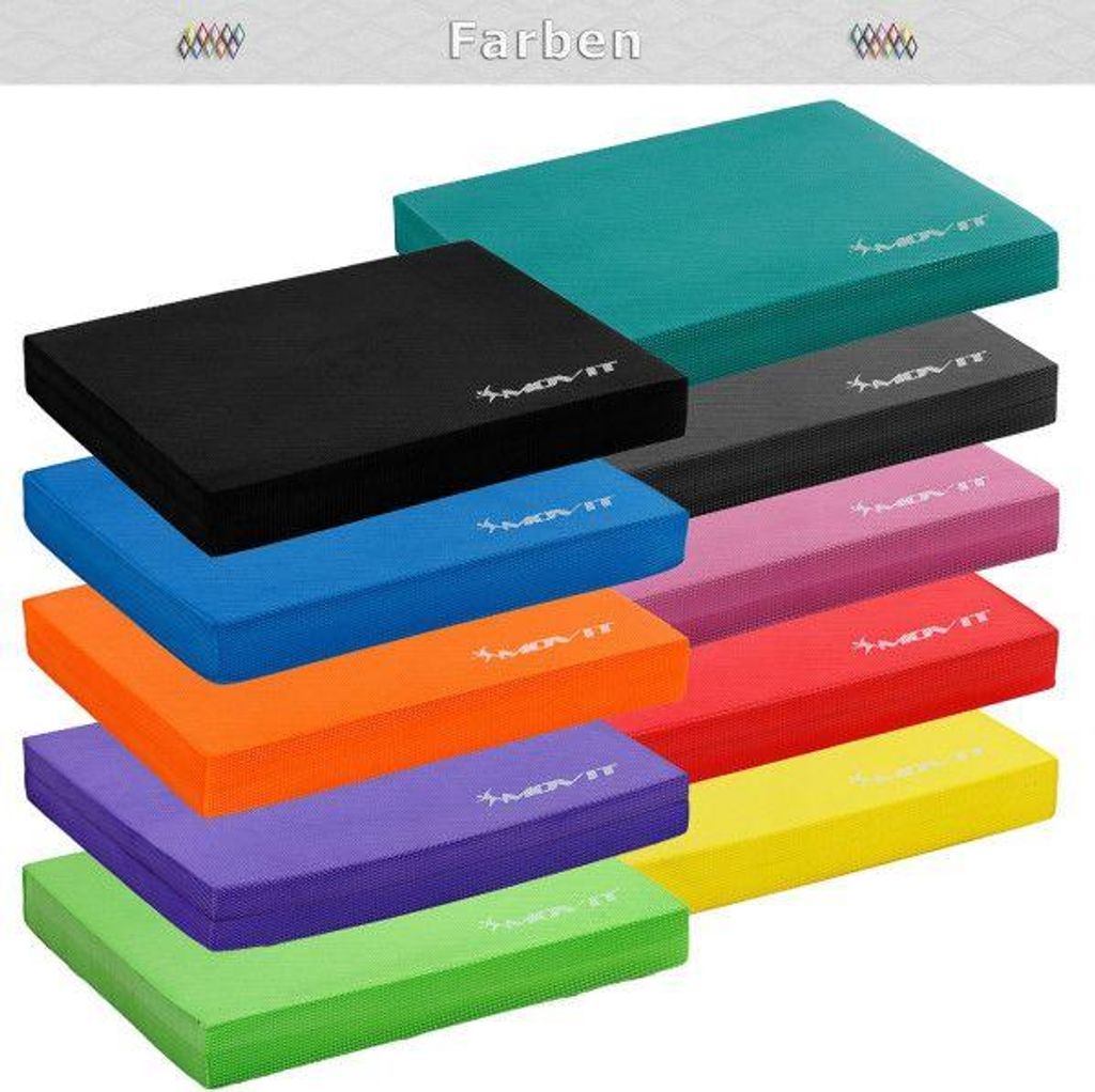 MOVIT Balance Pad Sitzkissen Kissen Matte Gleichgewichtstrainer Koordination