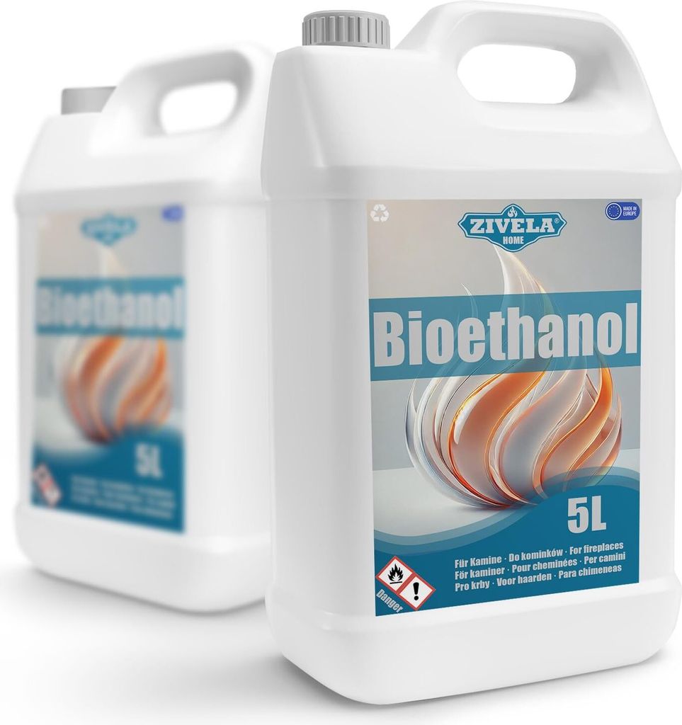 Bioetanol 96,6% 10L |alkohol bez zápachu 96,6% 2x5L | Obrázek produktu 