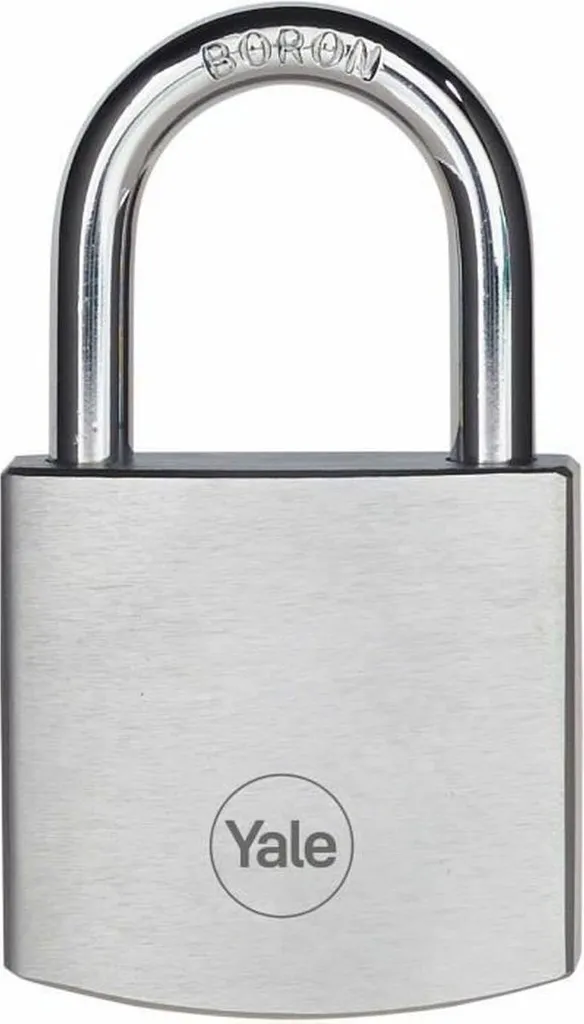 Cadenas Yale Laiton avec revêtement Acier Argenté haute résistance