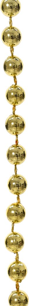 Perlenkette 8mm x 10m Kunststoff - Hellgold Produktbild 