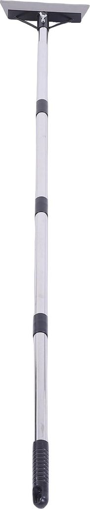 Flache Schaufel Hochleistungs-Bodenschaber Lange Stiel Akku-Schneeschaufel Mehrzweck-Gartengerät mit verstellbarem ergonomischem Griff Rostfreier ...