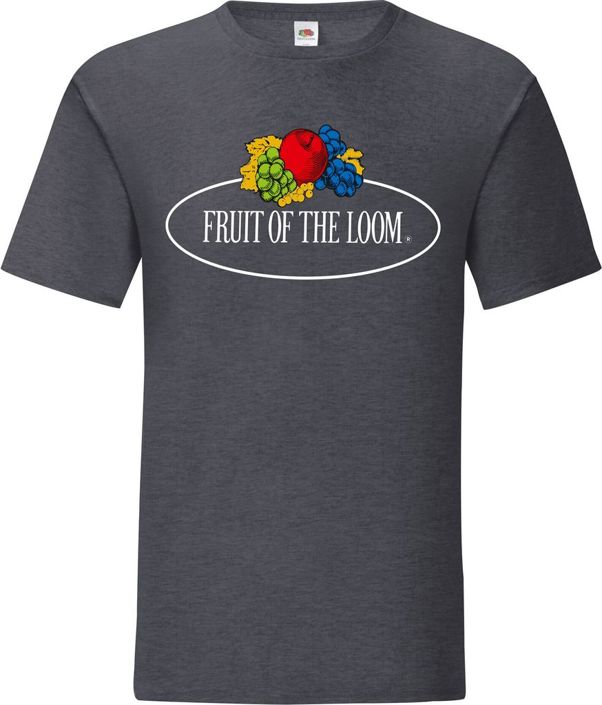 Fruit of the Loom Iconic 150 T-Shirt mit Vintage-Logo auf Produktbild 