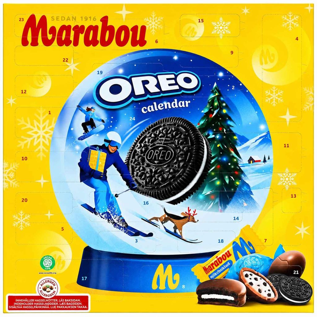 Marabou Adventskalender Oreo 275g Produktbild 