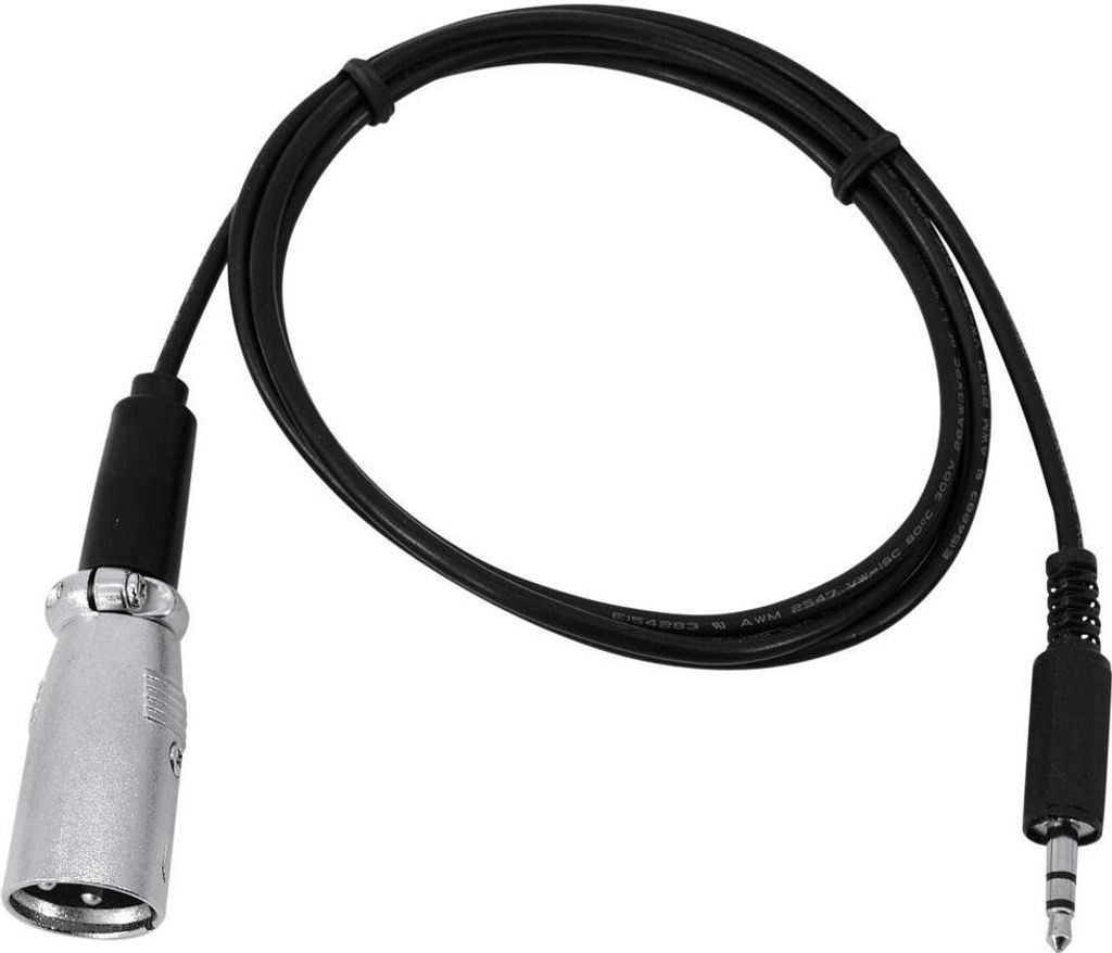 EUROLITE DMX-Adapter IN Klinke 3,5/XLR 1m Produktbild 