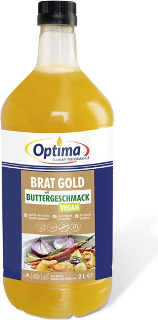Optima Bratgold mit Buttergeschmack halbflüssiges Pflanzenfett 2000ml
