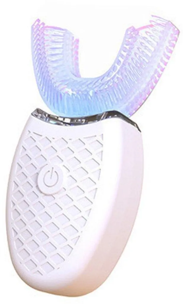 Kit brosse à dents automatique 360 et blanchisseur dentaire blanc