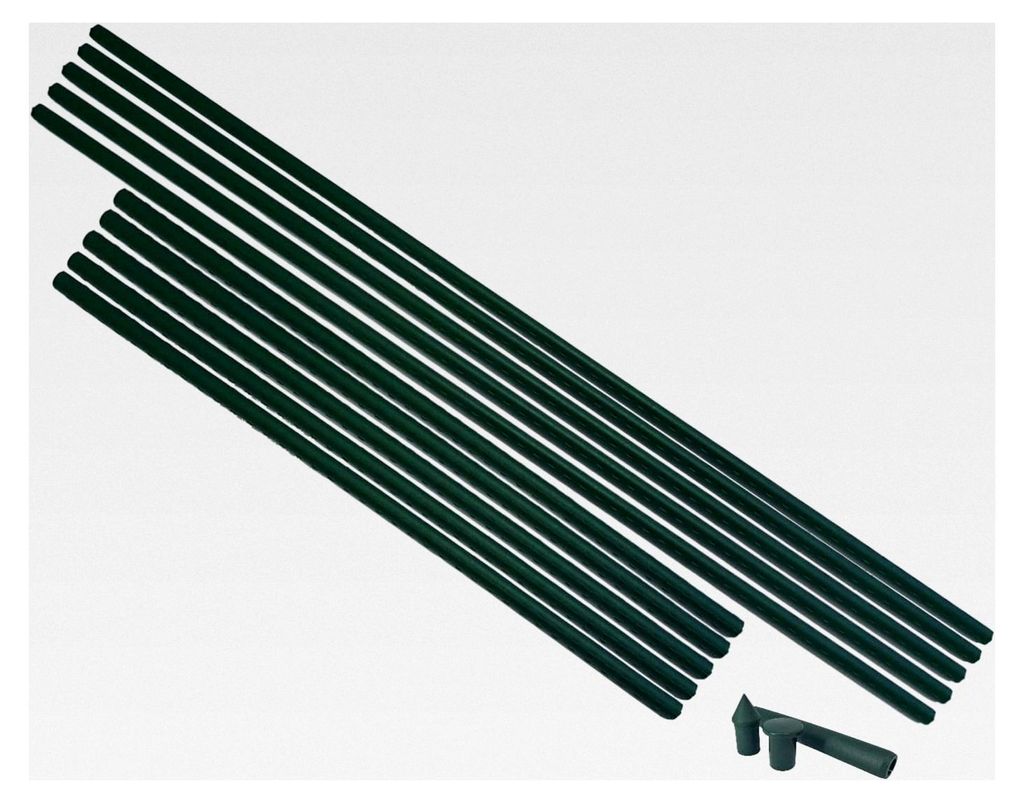 20 Pflanzstäbe, Ø16mm, Länge 240cm – flexible und mitwachsende Rankstäbe für Pflanzen