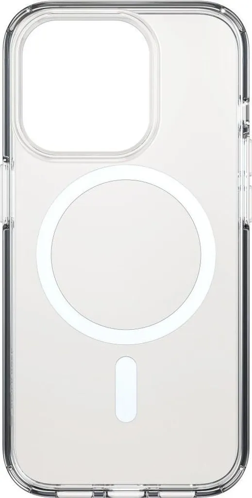 Black Rock Mag CC iPhone 15 Pro: La Cover Trasparente MagSafe Urban Style