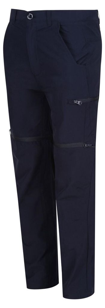 Regatta Zip Off Pant / Softshellhose für Kinder, Farbe:Blau, Kinder Größen:152