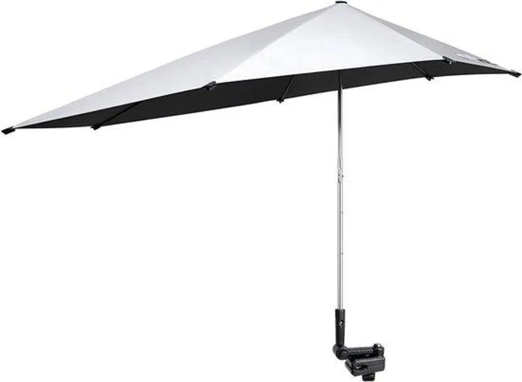 Parasol de plage rectangulaire et inclinable pour une protection optimale