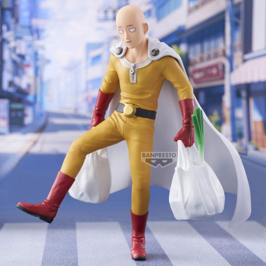 One Punch Man Saitama One Punch Life figura 20 cm Immagine del prodotto 