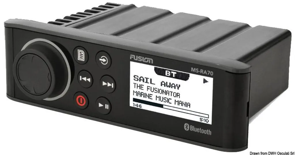 Autoradio Marine Bluetooth MS-RA70N Fusion Osculati Haute Qualité