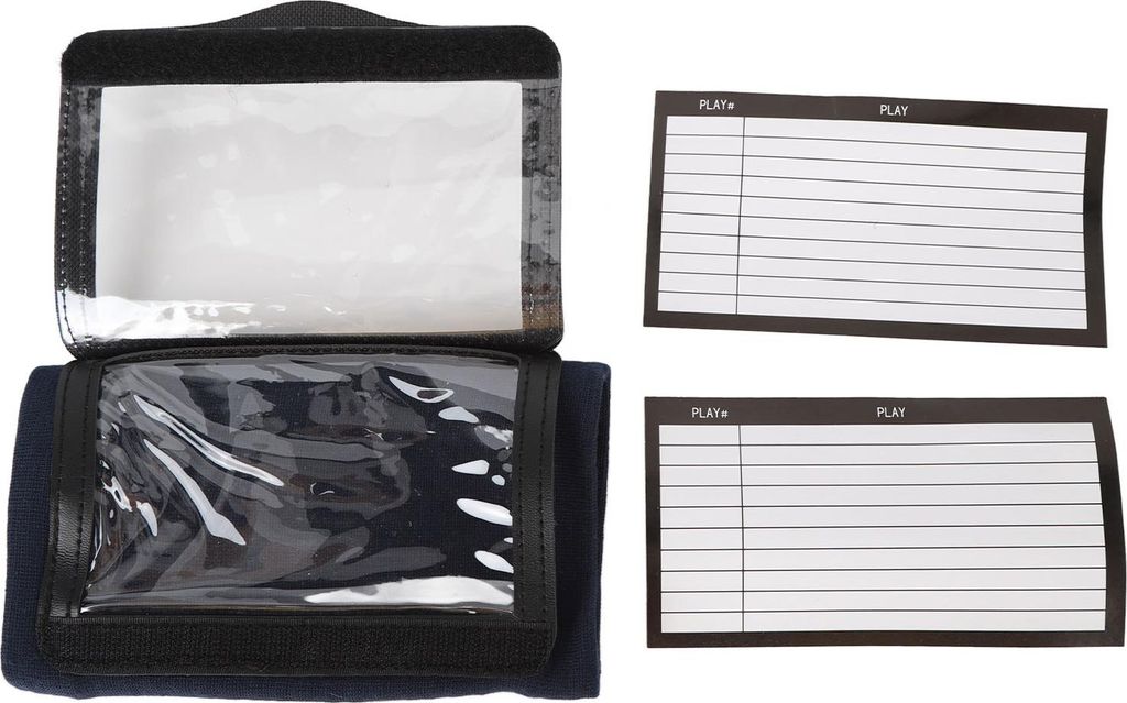 Fußball-Armbänder, Softball-Spielbuch, Baseball-Strategiebrett für Jugendliche, Marineblau