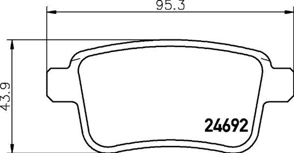 Plaquettes de frein pour usage intensif Mercedes Citan - HELLA OE
