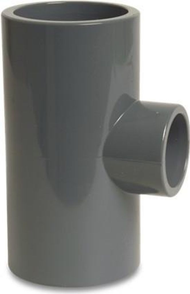 PVC Reduzier-T-Stück 90° 40x25x40mm