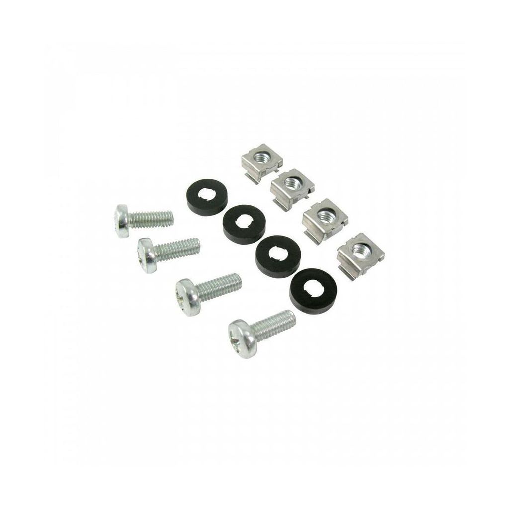 Set Schrauben mit Muttern für 19" Rack, 50 Stk.