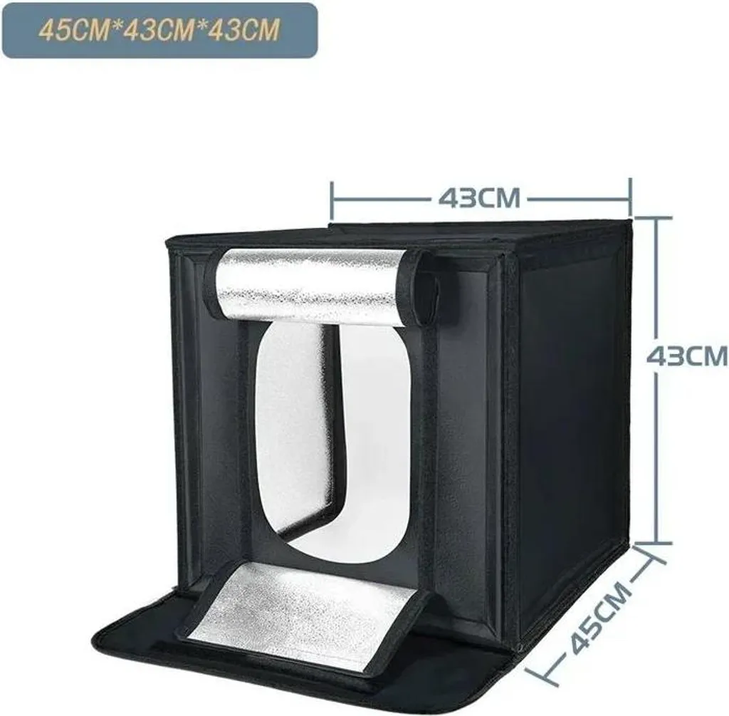 Studio photo portable LED 45cm - Mini box photo pour e-commerce