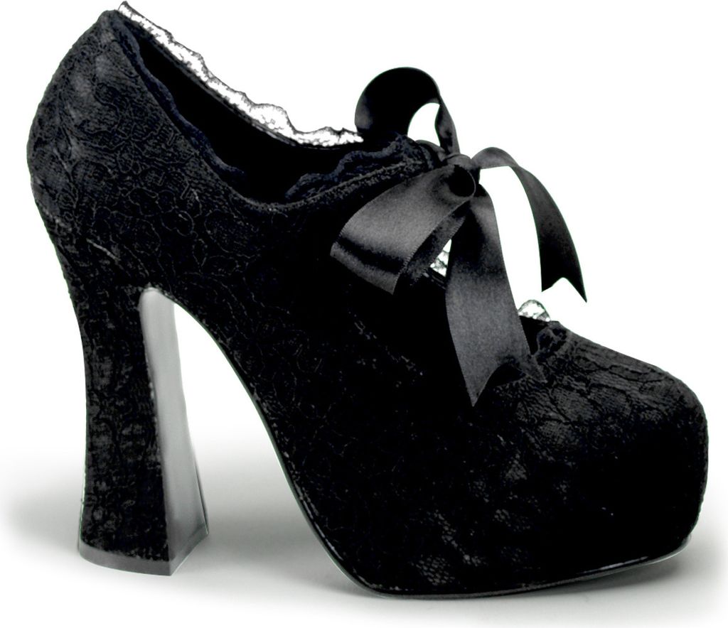 DEMON-11 Damen Pumps von DemoniaCult, Schwarz EU 38, US 8