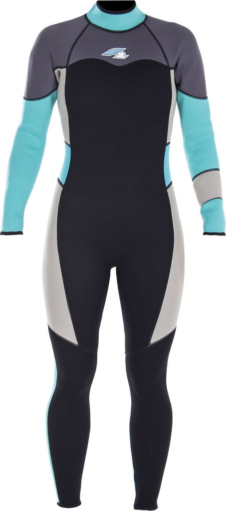 F2 Damen Neopren Anzug Gipsy - Full Suit 4/3 mm XS Türkis 2024/25