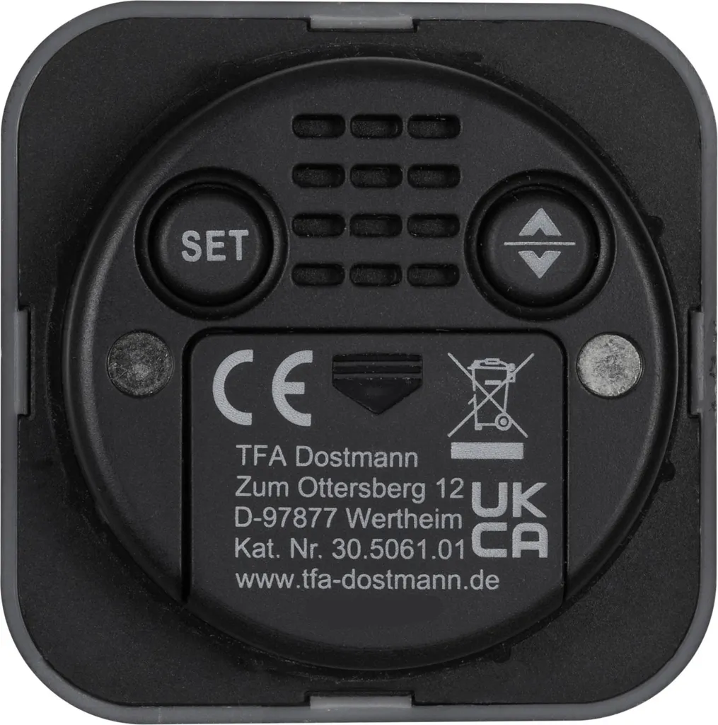 TFA 30.5038 Termometro Igrometro Digitale: Monitoraggio Clima Interno Con Orologio E Allarme - 2