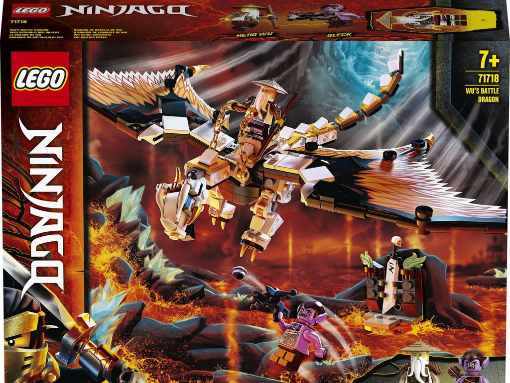 Lego Ninjago 71718 Wu a jeho bojový drak Obrázok produktu 