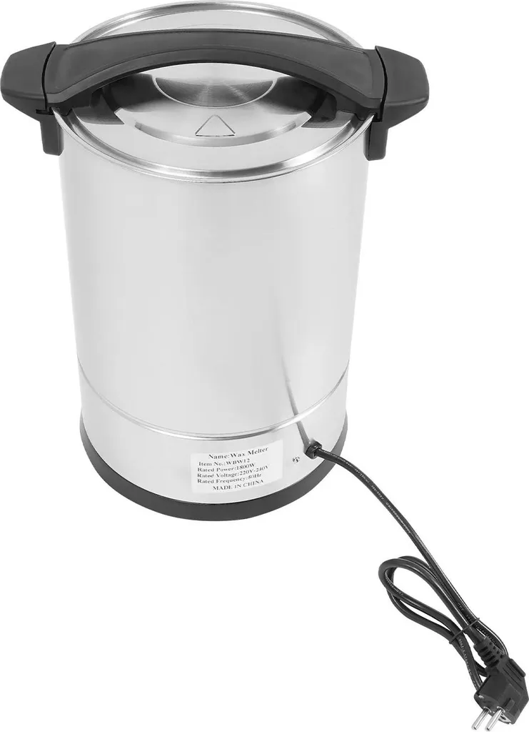 Fonditore Cera Professionale Argento 10L - Scaldacera Temperatura Regolabile