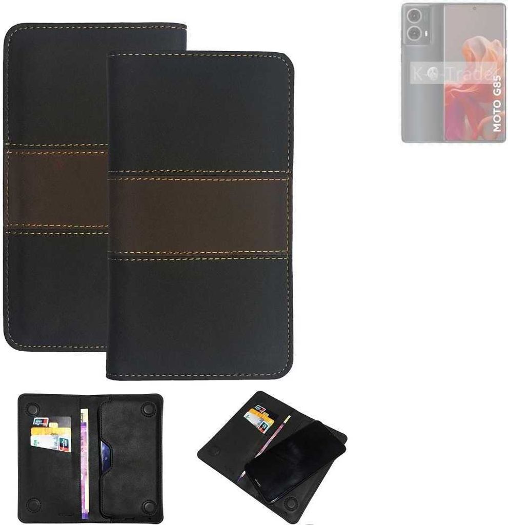 K-S-Trade Hülle Handyhülle kompatibel mit Motorola Moto G85 5G Schutzhülle Walletcase Bookstyle Tasche Schutz Case Handytasche Wallet Cover