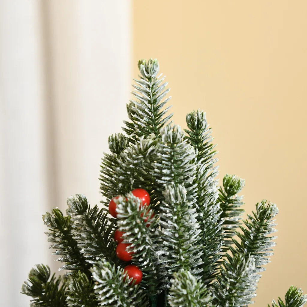 Sapin de Noël de Table Haute Densité 170 Branches PE Aspect Véritable - 7