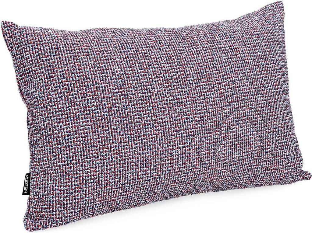 Wasserabweisendes Outdoor-Rechteckkissen 60x40cm melange Dilana - Hellblau